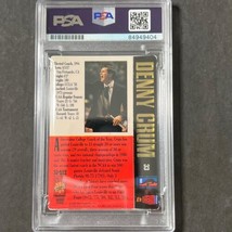 1994 NBA Properties #33 Denny Crum Signed Card AUTO PSA/DNA Slabbed Louisville - £119.89 GBP
