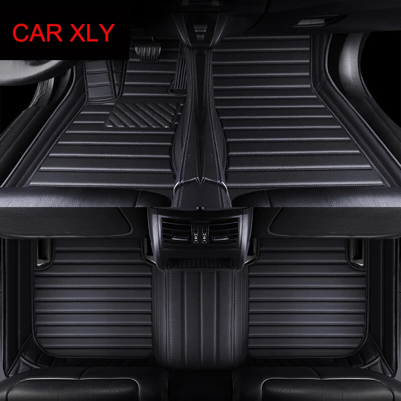 Custom Stripe Car Floor Mats for Volvo XC40 2017-2019 Year Interior Deta... - $118.42+