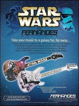 Fernandes Custom Star Wars Darth Vader Stormtrooper guitar advertisement ad - £3.30 GBP