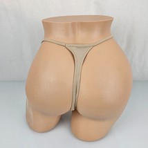 Daisy Fuentes Satiny String Thong Panties Silky Smooth Rhinestone XL 8 NEW - $19.79