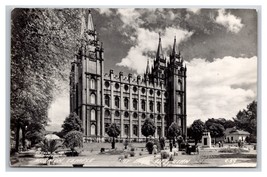 RPPC Mormon Temple Salt Lake City Utah UT UNP Postcard Y11 - $5.87