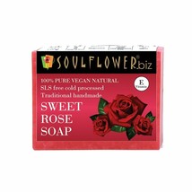 Soulflower Rose Handmade Soap, 150g  x 2 (free shipping world) - £20.39 GBP