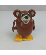 Vintage 1960s KN Wind Up Walking Bear Toy #7601 Made In HONG KONG - $13.52 CAD