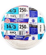 Southwire 63946855 14/3NM-WGX250 Nonmetallic with Ground Sheathed Cable,... - $254.67 CAD