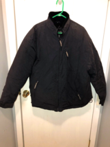 NEW Vintage North Bay Mens XL Insulated Full Zip Jacket Soft Fleece Lining - £15.65 GBP