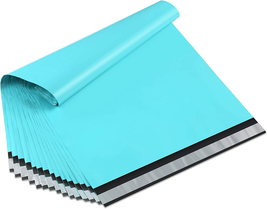 Poly Mailers 14.5X19 Inch Teal 100 Pack Large Shipping Bags #7 Strong Thick Mail - £20.17 GBP