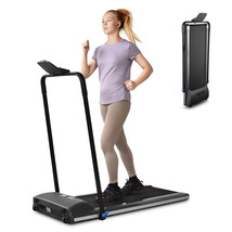 1.5Hp Motorized Compact Folding Electric Treadmill Running Machine Fitness Gym - £270.12 GBP