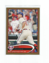 Jim Thome (Phillies) 2012 Topps Update Gold Parallel Checklist Card #1929/2012 - £4.66 GBP