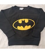 Vintage Batman logo sweatshirt sz 4 Allison black long sleeve top 1984 k... - $35.00