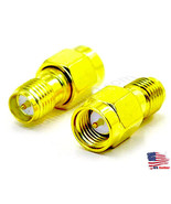 New 1PC 1 x SMA Male To RP-SMA Female RF Connector Adapter Converter for... - $6.24