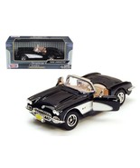 1959 Chevrolet Corvette Black 1/24 Diecast Model Car by Motormax - €40,44 EUR
