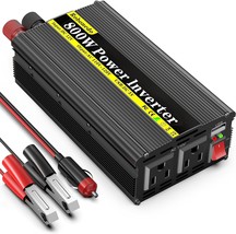 800 Watt Power Inverters For Vehicles, Car Inverter Dc 12V To 110V Ac Converter - £42.79 GBP