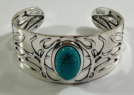 Western Turquoise Cuff Bracelet Large XL 7&quot; Wrist - £15.46 GBP