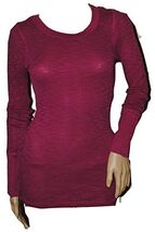 Planet Gold Women's Long Sleeve Tee Shirt w/Elongated Cuffs Pink Med or ... - $9.99