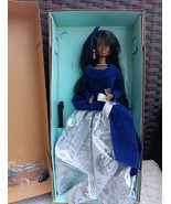 Mattel - 1996 Avon Collectible Winter Velvet  African-American Barbie - $14.85