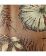 Fabric Robert Allen Home Piece Remnant Sewing Palm Design Tan Brown 57x2... - $34.03 CAD