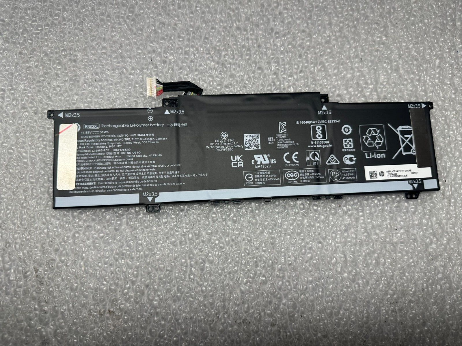 HP 15m-es1023dx genuine original battery L77034-005 BN03XL - $8.93