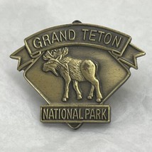 Grand Teton National Park Moose Wyoming State Souvenir Lapel Hat Pin Pinback - £11.69 GBP