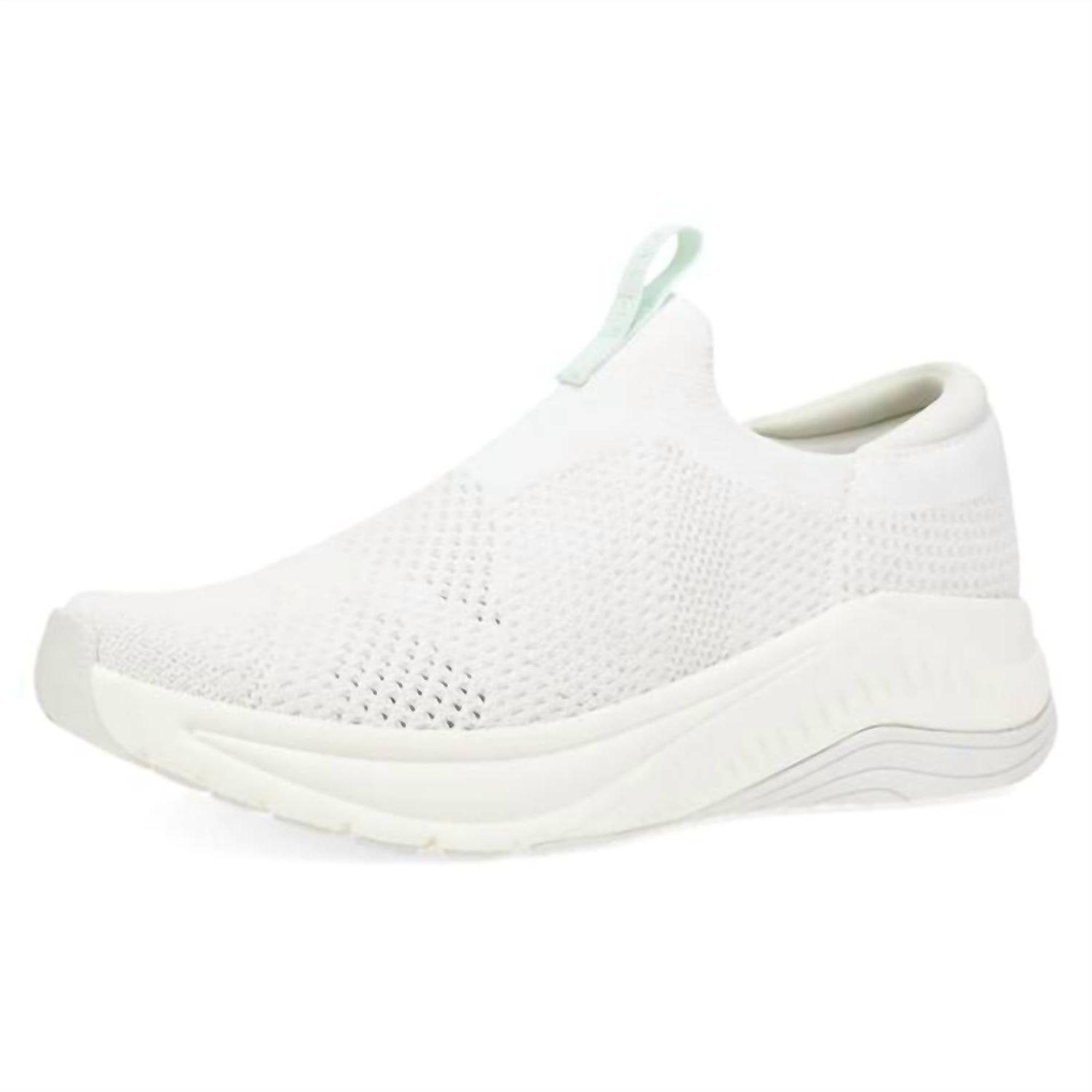 Dansko Women Pep Knit Sneakers White - $75.00