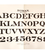 1899 Roman Boston Style Font Victorian Lettering Example Penmanship DWH5A - $41.13 CAD