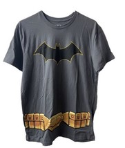 Batman Dark Gray T shirt Mens Large without cape Costume - $8.46