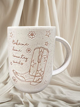 Rustic Western Ceramic Mug - Cowboy Boots, Cactus - Take Me Home Country... - $17.64