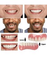 Veneers False teeth snap on instant Smile veneers Cosmetic Teeth Dentures Dental - £12.66 GBP