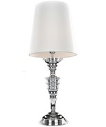 Table Lamp KALCO COSIMO Modern Classic 1-Light Clear Crystal Chrome Soli... - £2,661.18 GBP
