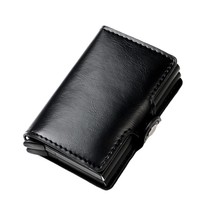 New Men Anti-theft Card Holders Women Genuine Leather Wallets Large Capacity Bus - £20.61 GBP