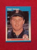 1987 Fleer Mini Roger Clemens #20 Boston Red Sox Free Shipping - £1.38 GBP