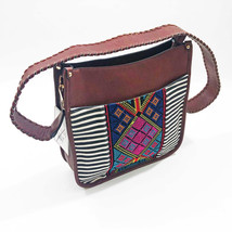 Jen &amp; Co Chloe Tribal Pattern Crossbody Vegan Leather 12x11x3.5 inches - $49.49