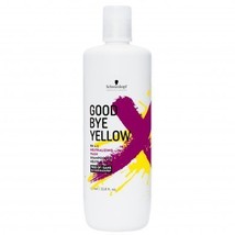 Schwarzkopf Goodbye Yellow Neutralizing Wash Shampoo 33.8oz - £53.56 GBP
