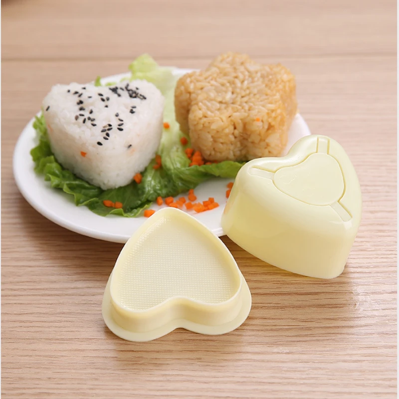 Play 3PCS/Set Sushi Mold Sushi Maker Onigiri Rice Ball Food Press Triangular Sus - £23.18 GBP