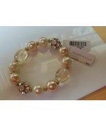 Charter Club Faux Pearl, Bead &amp; Rhinestone Stretch Bracelet - $28.83 CAD