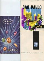 H Stern Introduction to Brazilian Gems Booklet Sao Paulo Guide &amp; Brazil ... - $27.72