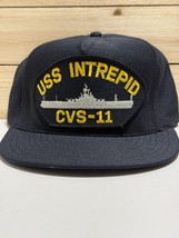 Vintage USS Intrepid MILITARY Hat  CVS-11 Ship Hat New Unworn Made In US... - $29.60