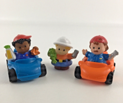 Fisher Price Little People Auto Shop Mechanic Car Wash Racers Figures To... - $24.70