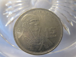 (FC-369) 1984 Mexico: 1 Peso - w/ RA signature on lapel collar - $100.00