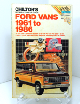 Chilton Repair &amp; Tune Up Guide Ford Vans 1961 to 1986 U.S. &amp; Canadian Models - £11.92 GBP
