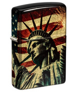Gorgeous 540 Fusion Patriotic Flag Statue Of Liberty Zippo Lighter - $874.43 MXN