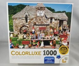 ColorLuxe Old Worldly Pixie Shop Jigsaw Puzzle 1000 Gnomes Cornwall England - £8.28 GBP