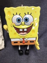 Spongebob Squarepants Metal Tin Collectible  Viacom 2002 Damage To Clasp - $6.93