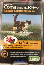 New PetSafe Come With Me Kitty Cat Harness Bungee Leash Medium Royal Blu... - $15.99