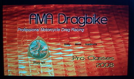 Motorcycle Drag Racing DVD 2008 AMA/DRAGBIKE Pro Class Season Highlights - £7.99 GBP