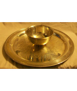 ONEIDA / WM. A. ROGERS SILVERPLATE SERVING TRAY WITH BOWL - $39.99