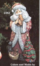Santa with Kittens Ceramic Mold Gare 2382 OUTSTANDING 10x6 Christmas - $89.05