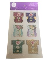 Punch Studio Gifted Stickers Japanese Kimonos Clothing Tops Scrapbooking... - $3.99
