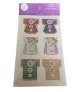 Punch Studio Gifted Stickers Japanese Kimonos Clothing Tops Scrapbooking... - £3.13 GBP