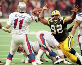 Reggie White Drew Bledsoe 8X10 Photo Green Bay Packers Picture Football Patriots - £3.93 GBP