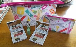 Clinique Cosmetic Bags &amp; Makeup NWOT -FREE Mirror W/Purchase - $32.67